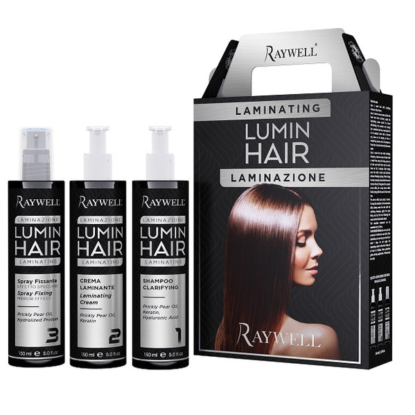 LUMIN HAIR LAMINATING HAIR KIT (STEP 1,2,3) by RAYWELL Hairhq.co.za