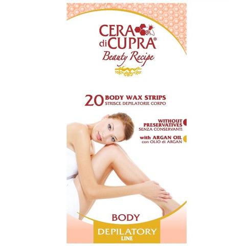 Cera di Cupra Body Wax Strips with Argan Oil (20 strips)
