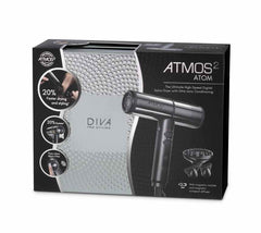 DIVA Atmos 2 Ultra Atom Professional Hairdryer packaging