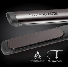 DIVA Pro Styling Straightener with 25mm wide ceramic plates