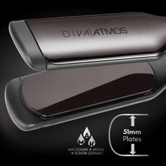 DIVA Pro Styling Straightener with 51mm wide ceramic plates