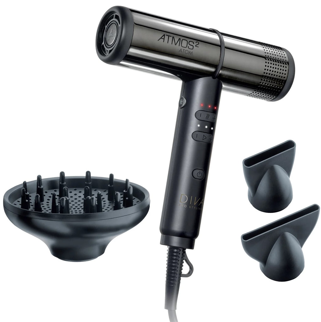 DIVA Ultra 2 Atom hair dryer with attachments 